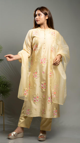 Floral Kurta Set - You Ensembles