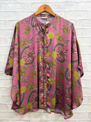 Modal Satin Digital Print Poncho
