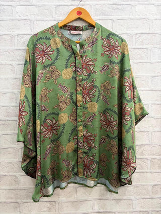 Modal Satin Digital Print Poncho