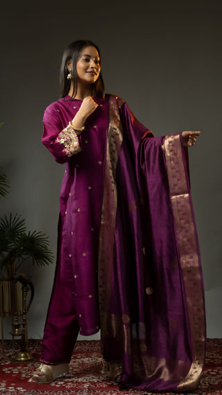 Bamber Silk Kurta - You Ensembles