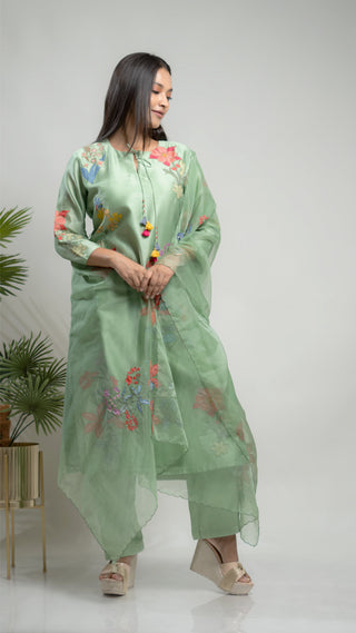 Applique Kurta Set - You Ensembles