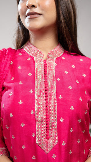 Chanderi Silk Kurta - You Ensembles