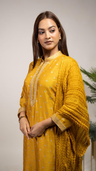 Chanderi Silk Kurta - You Ensembles