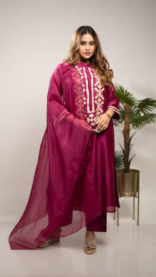 Tissue Applique Kurta