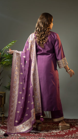 Chanderi Silk Gota Kurta Set kurta sets for women