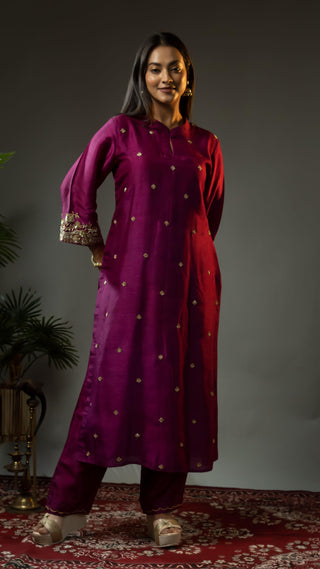 Bamber Silk Kurta - You Ensembles