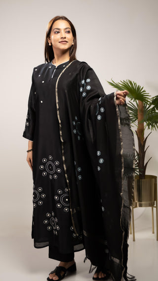 Chanderi Silk Kurta Set - You Ensembles