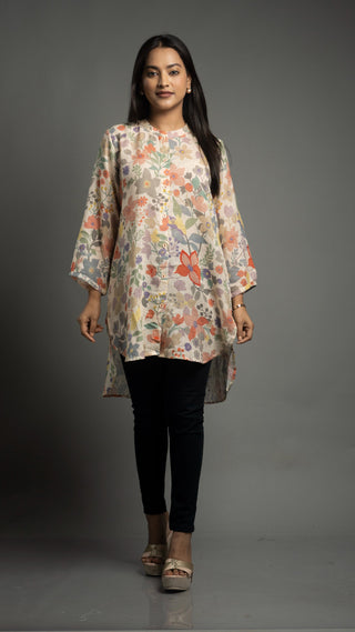 Digital Printed Shirt Cotton Linen - You Ensembles