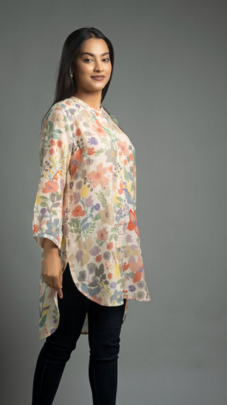 Digital Printed Shirt Cotton Linen - You Ensembles