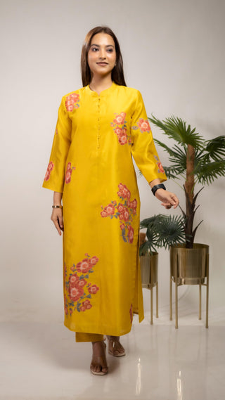 Chanderi Silk Kurta - You Ensembles