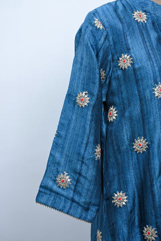 Gold Embroidered Tunic & Pant