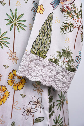 Printed Co-ordset in Muslin