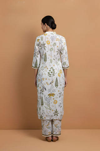Printed Co-ordset in Muslin