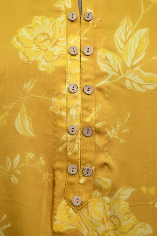 Yellow Floral Print Co-ord Set