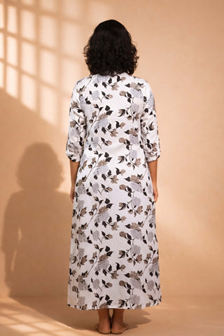 Printed Tunic in Modal Satin