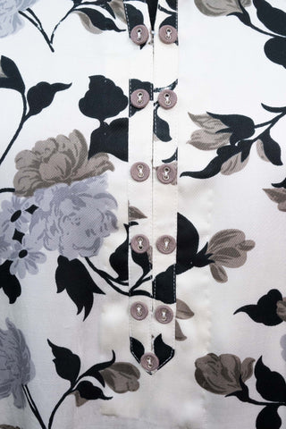 Printed Tunic in Modal Satin