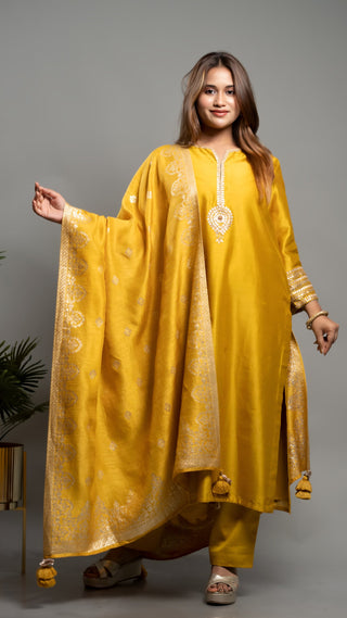 Gold weave set | Banarasi weave with gold weave set | Pant sold separately - You Ensembles